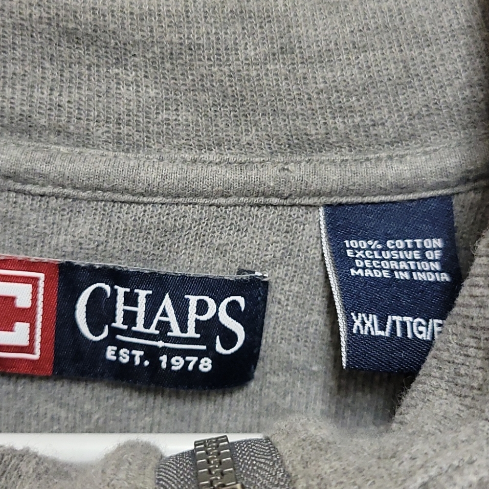 Chaps 1/4 Zip Pullover Sweatshirt - Picture 2 of 7
